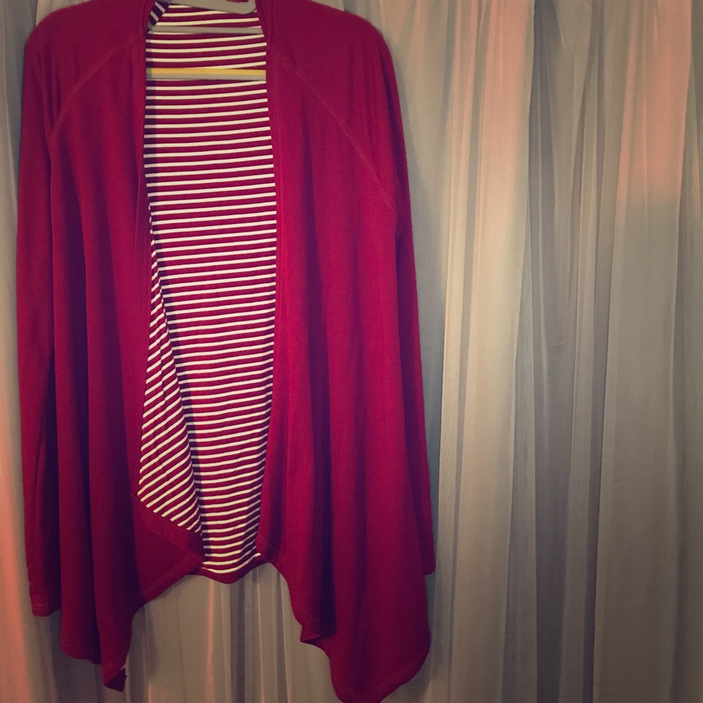 MOST COMFORTABLE & CUTEST RED STRIPED SWEATER